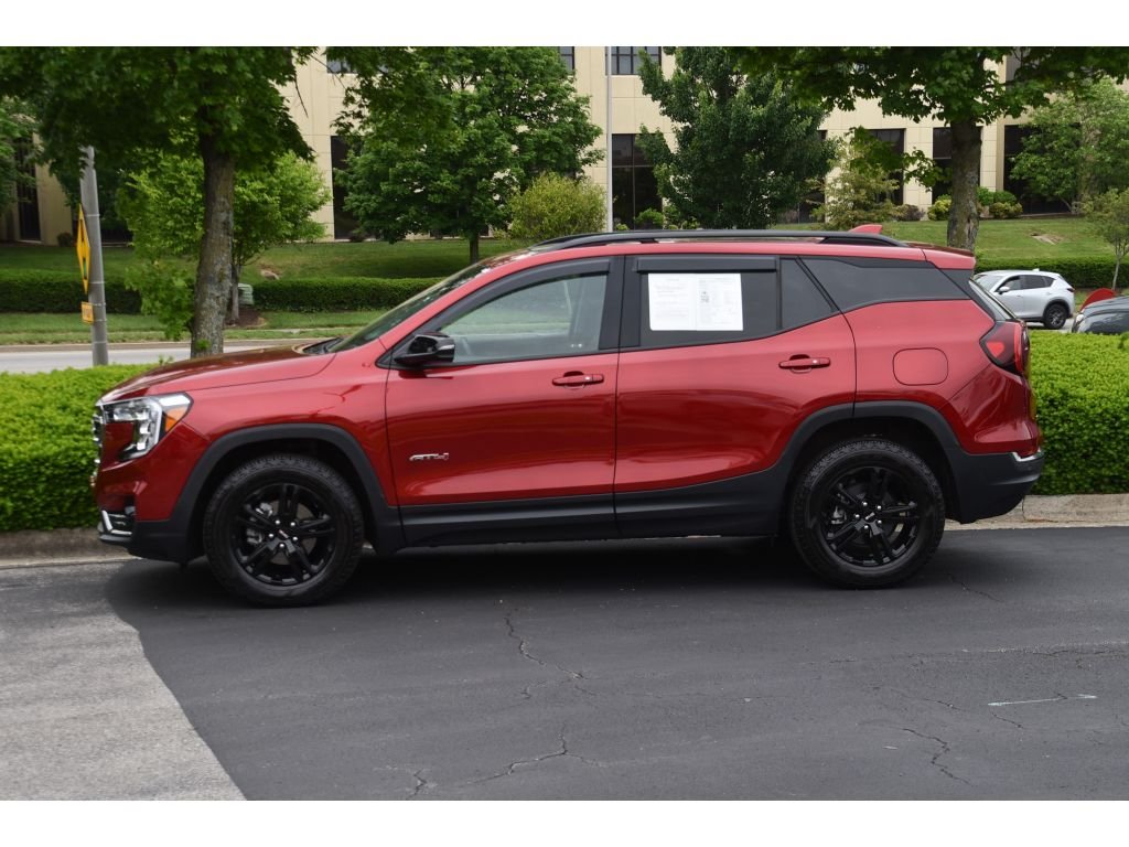 Used 2024 Volcanic Red Tintcoat GMC AT4 image 7