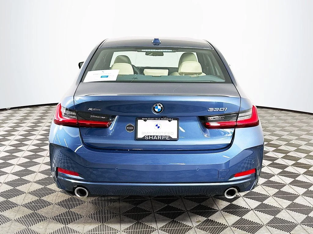 Certified Used 2025 Blue Metallic BMW 330i xDrive image 6