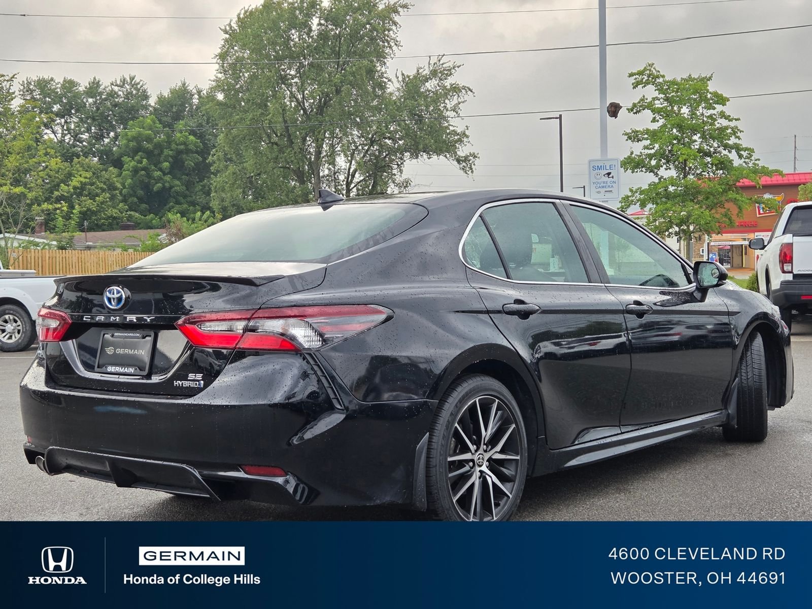 Used 2023 Midnight Black Metallic Toyota SE image 15