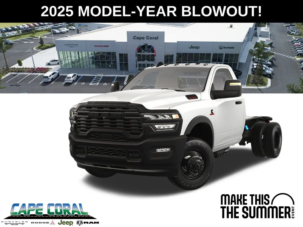 New 2025 Bright White Clearcoat RAM Tradesman image 1