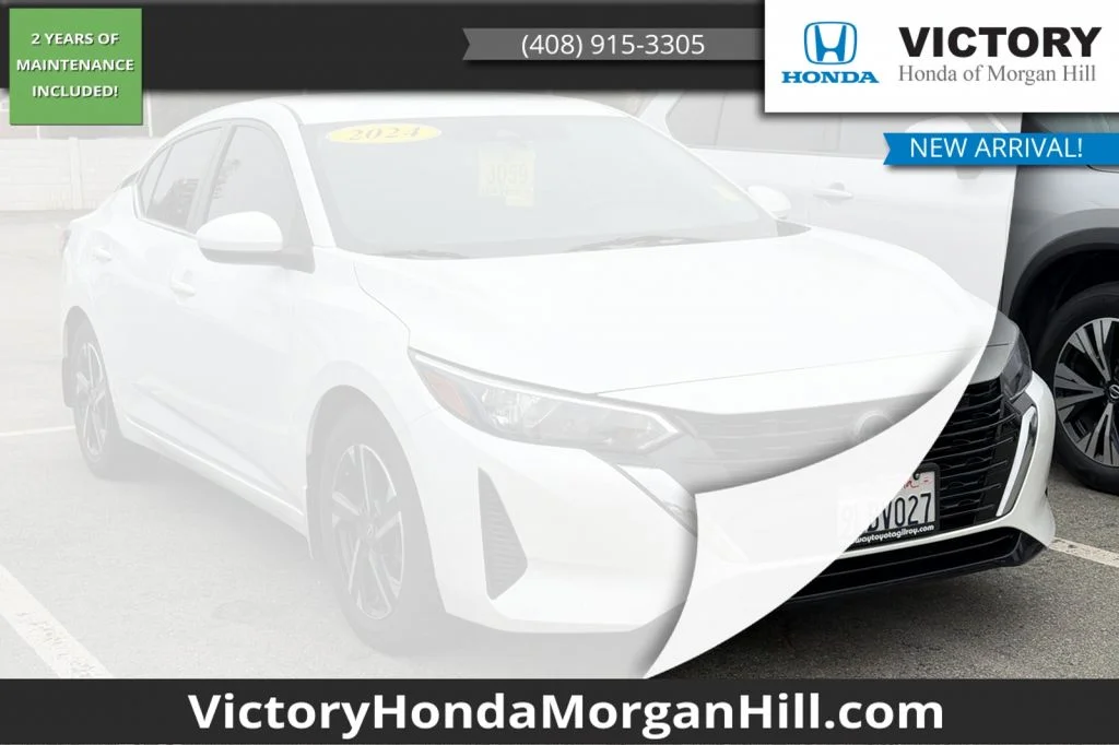 Used 2024 Aspen White Tricoat Nissan SV image 1