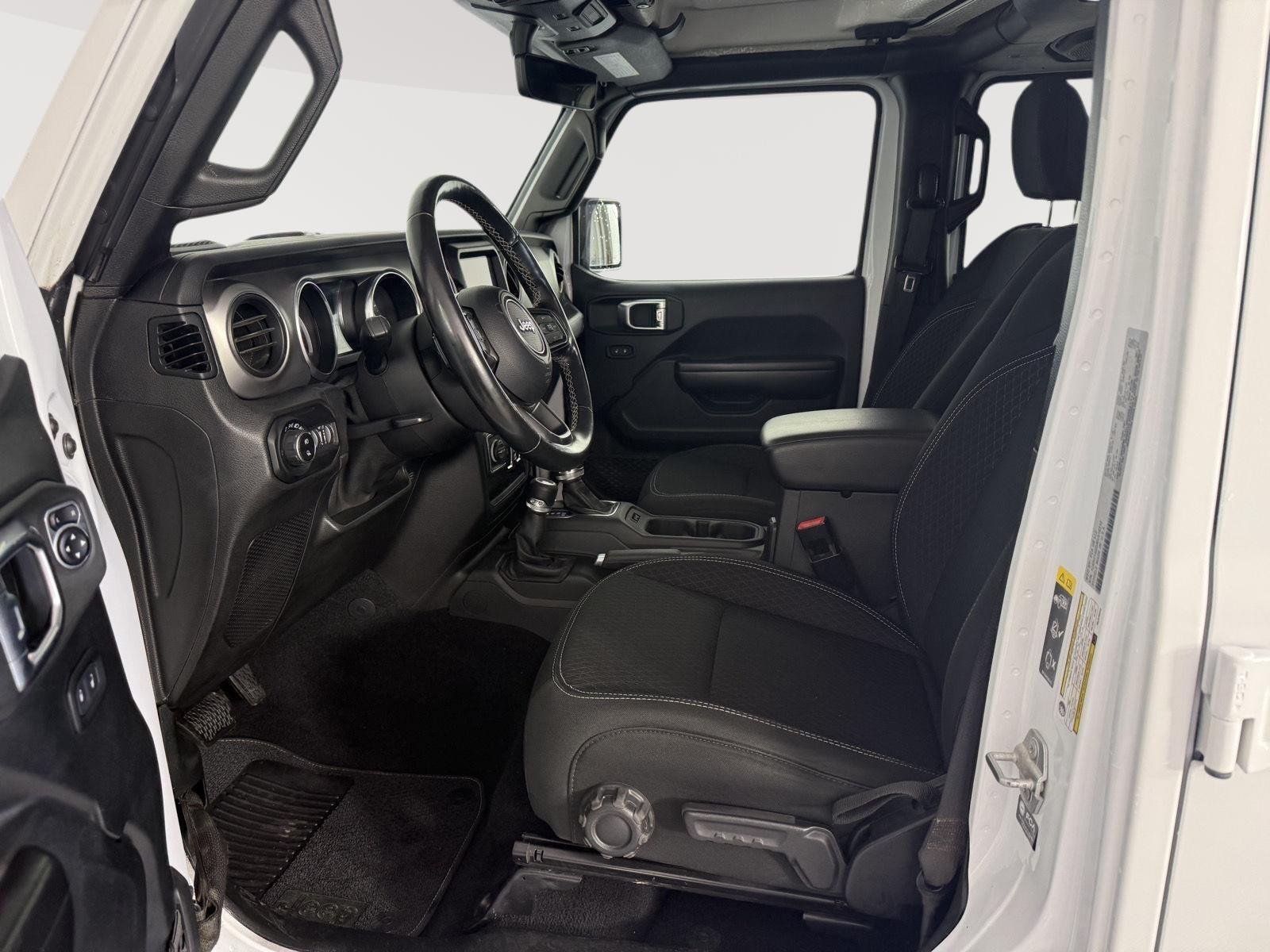 Used 2021 Bright White Clearcoat Jeep 80th Anniversary image 3