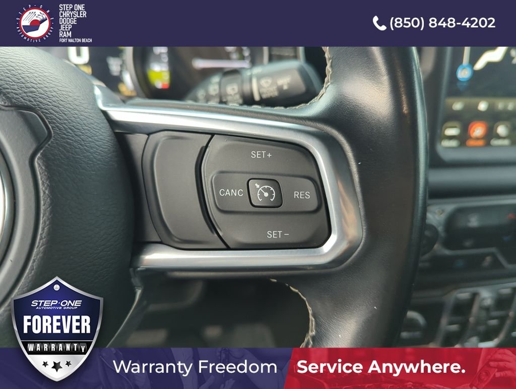 Used 2022 White Jeep Unlimited Sahara 4xe image 22