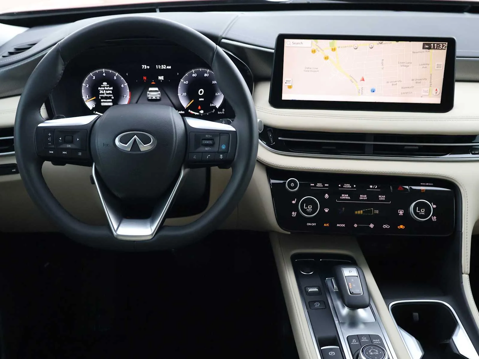 Certified Used 2022 Deep Bordeaux INFINITI LUXE image 20