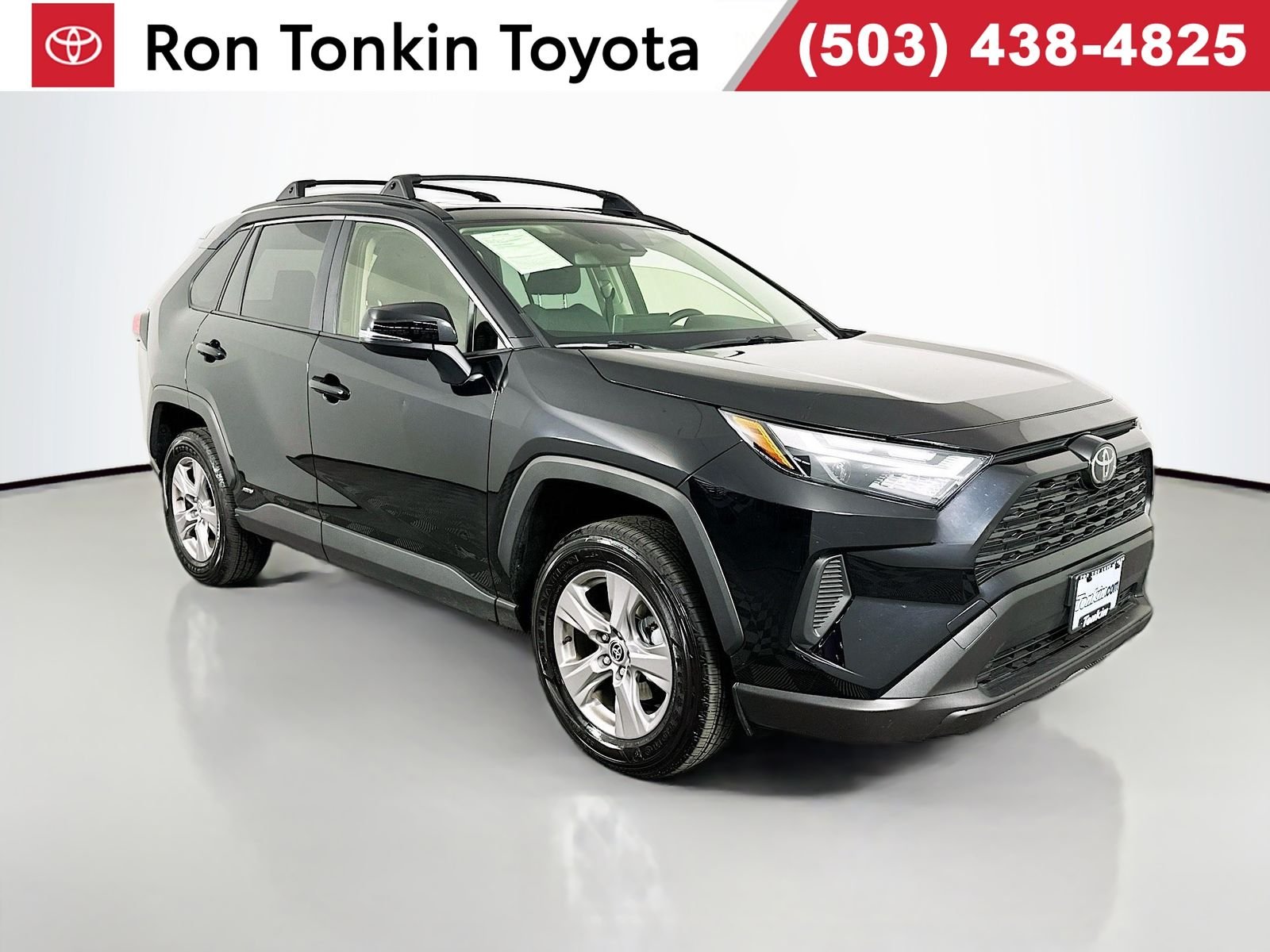 Used 2025 Midnight Black Metallic Toyota XLE image 1