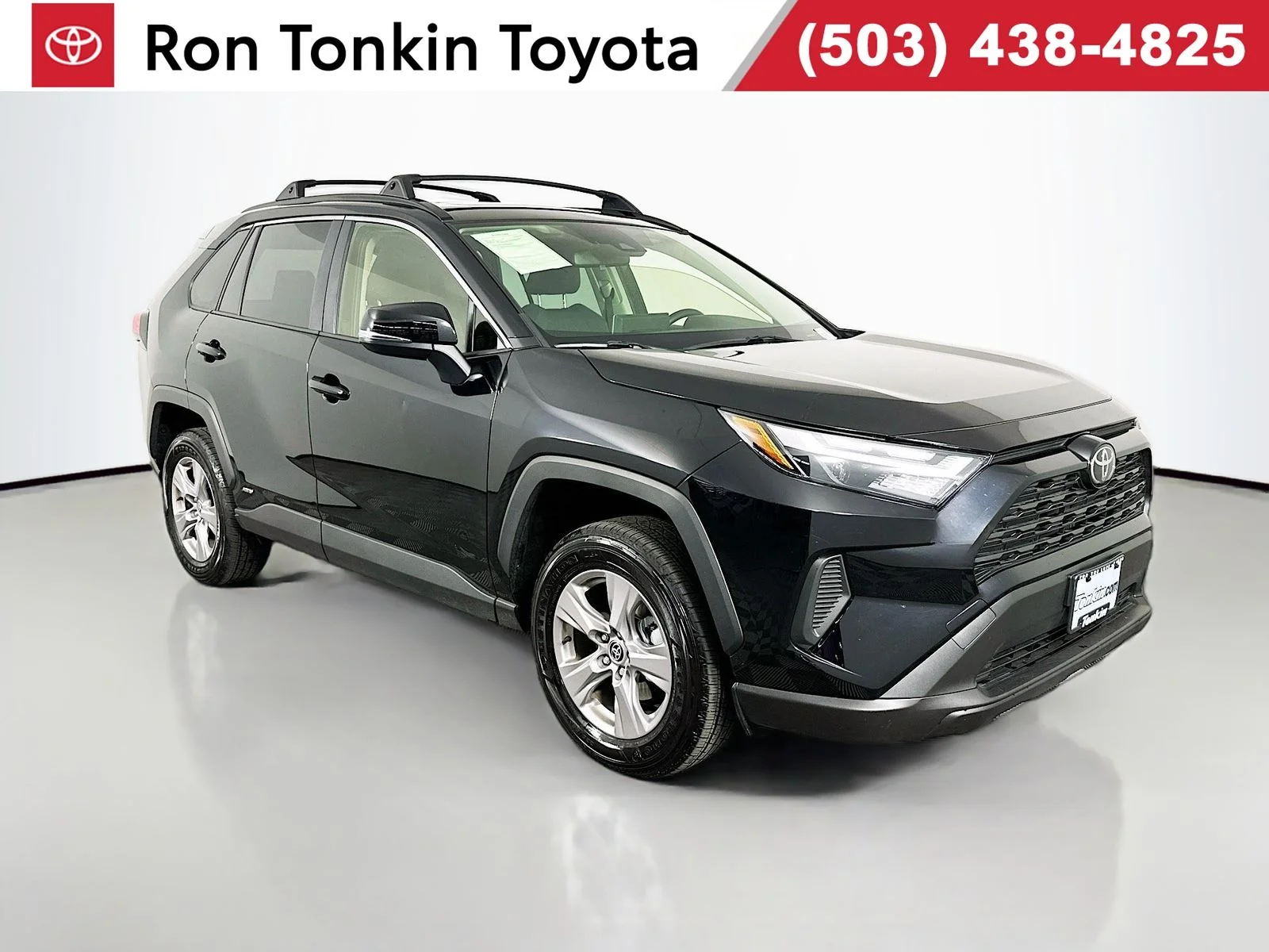 Used 2025 Midnight Black Metallic Toyota XLE image 1
