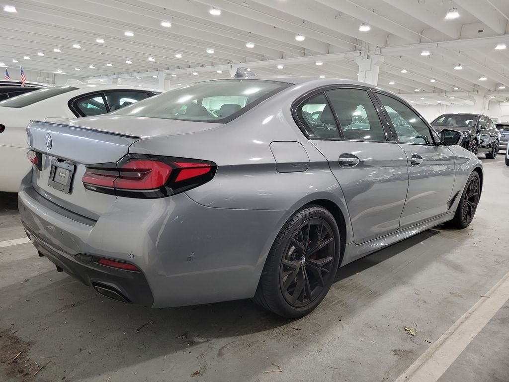 Certified Used 2023 Skyscraper Gray Metallic BMW 530i image 3