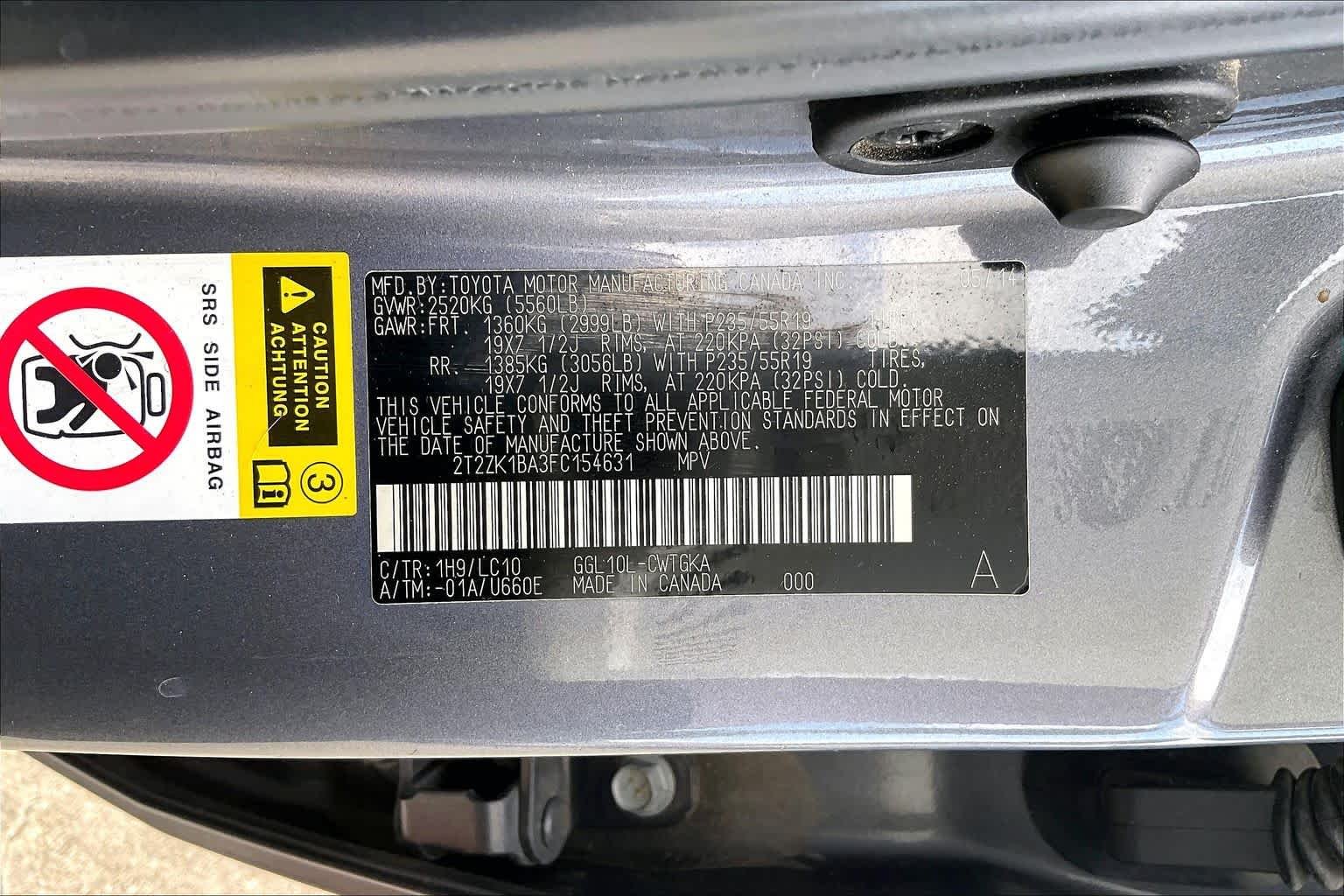 Used 2015 Nebula Gray Pearl Lexus  image 34