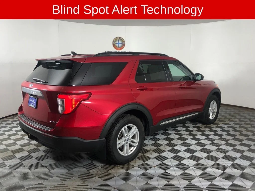 Certified Used 2021 Red Metallic Ford XLT image 16