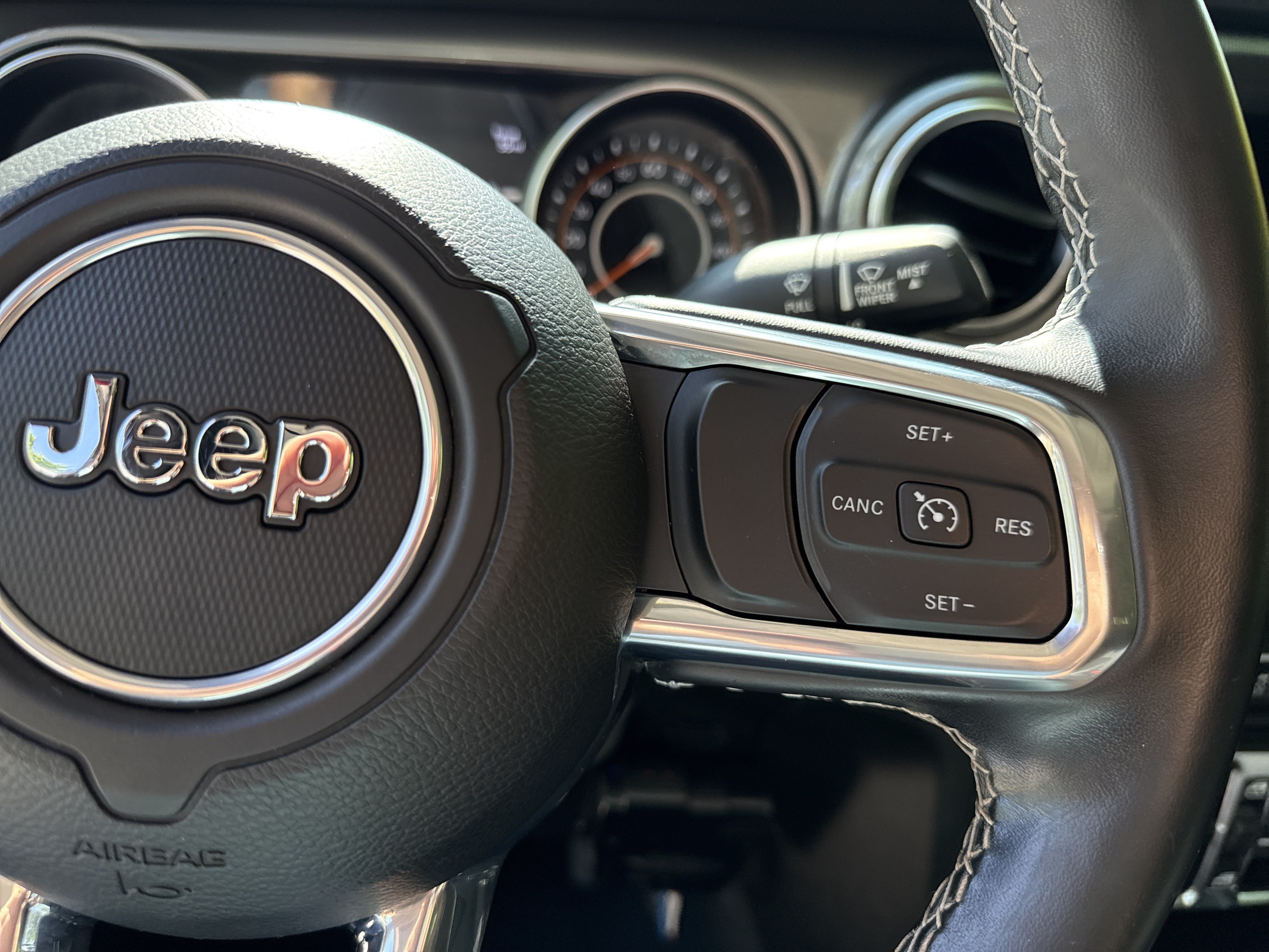 Used 2021 Black Clearcoat Jeep Overland image 26