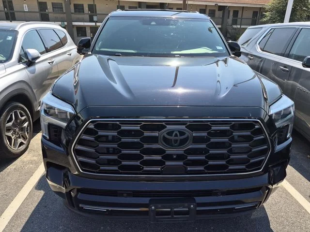 Used 2024 Midnight Black Metallic Toyota Platinum image 2