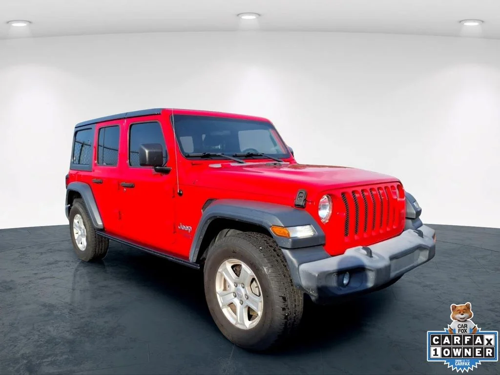 Used 2018 Red Jeep Unlimited Sport S image 11