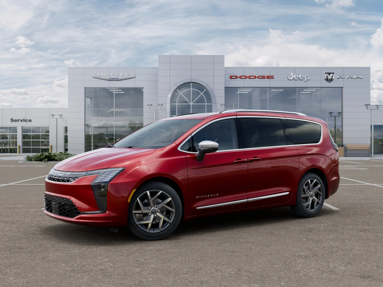New 2027 Red Hot Pearl-Coat Exterior Paint Chrysler Pinnacle image 43