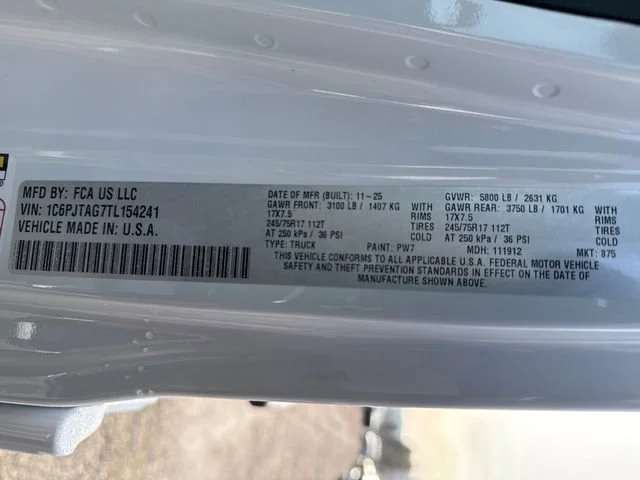 New 2026 Bright White Clearcoat Jeep Sport image 16