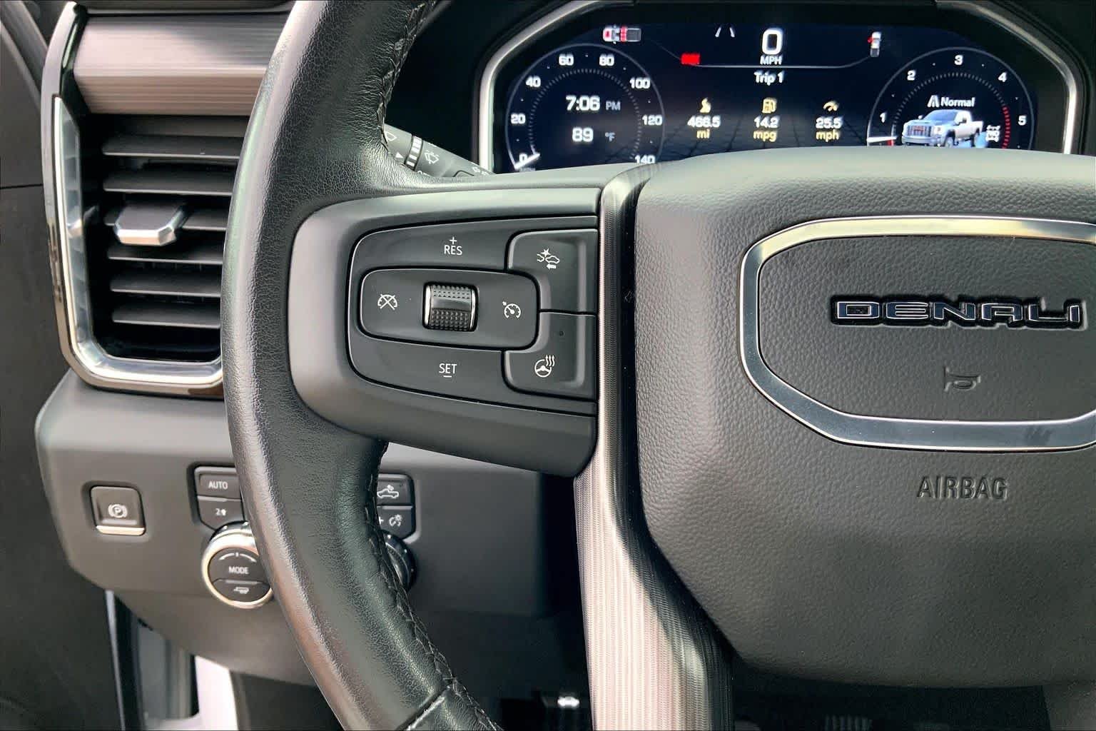 Used 2024 White Frost Tricoat GMC Denali Ultimate image 24