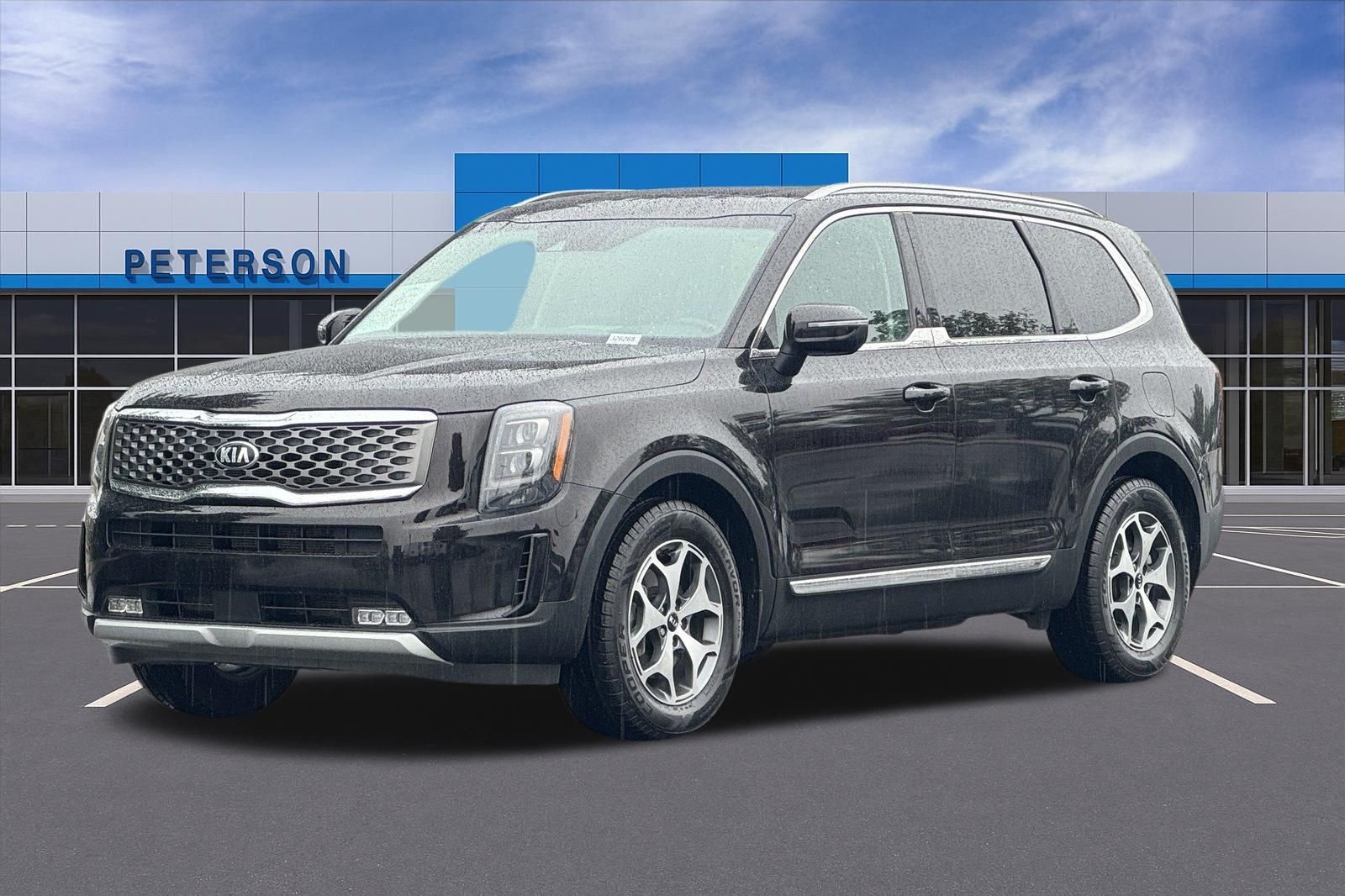 Used 2021 Black Kia EX image 8