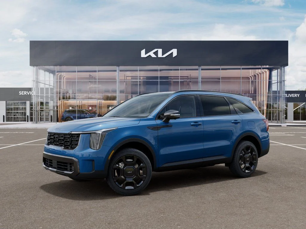 New 2026 Mineral Blue Kia X-Line SX Prestige AWD image 3