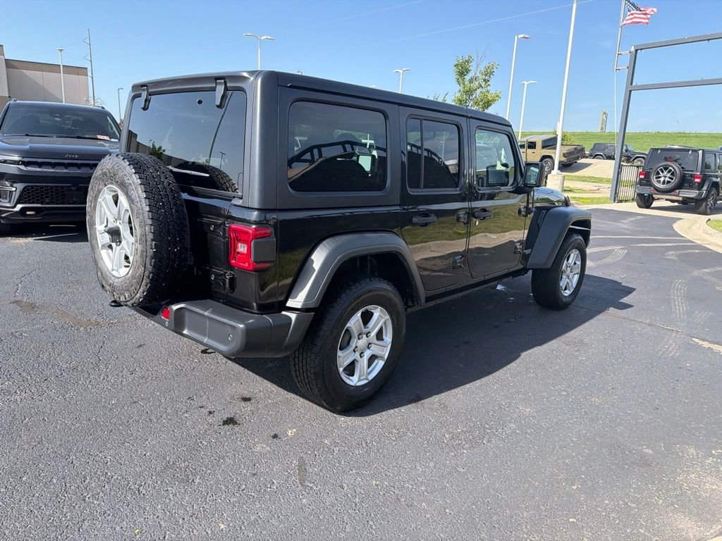 Used 2020 Black Jeep Unlimited Sport S image 7