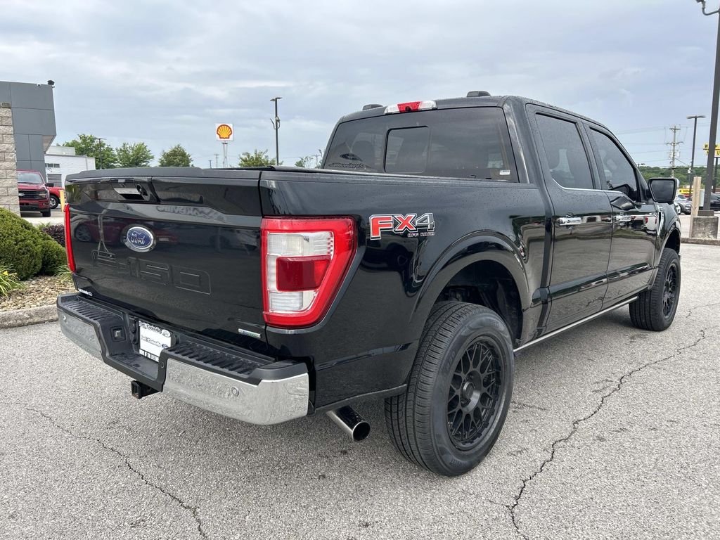 Used 2021 Agate Black Metallic Ford Lariat image 4