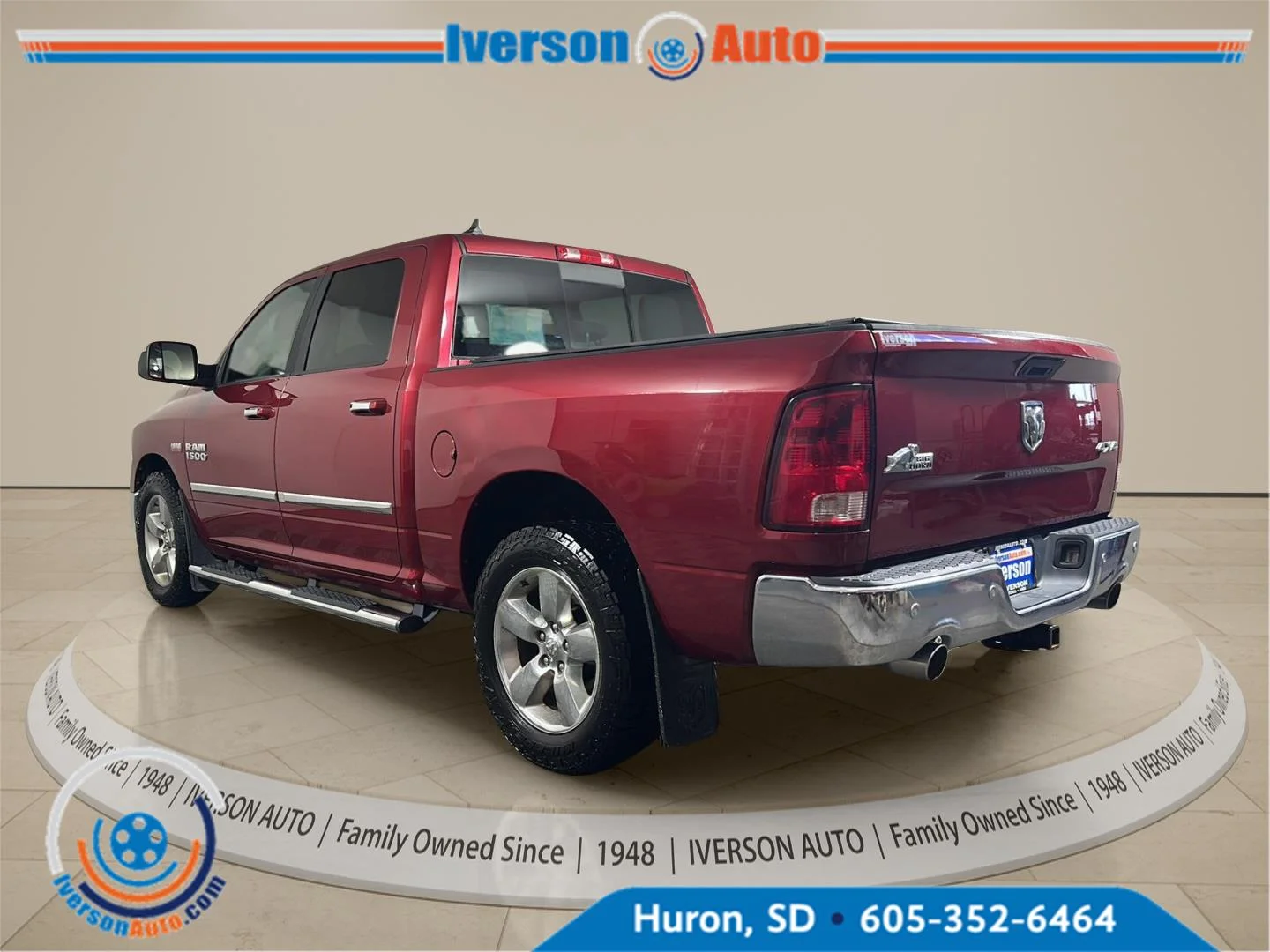 Used 2014 Deep Cherry Red Crystal Pearlcoat Ram Big Horn image 7