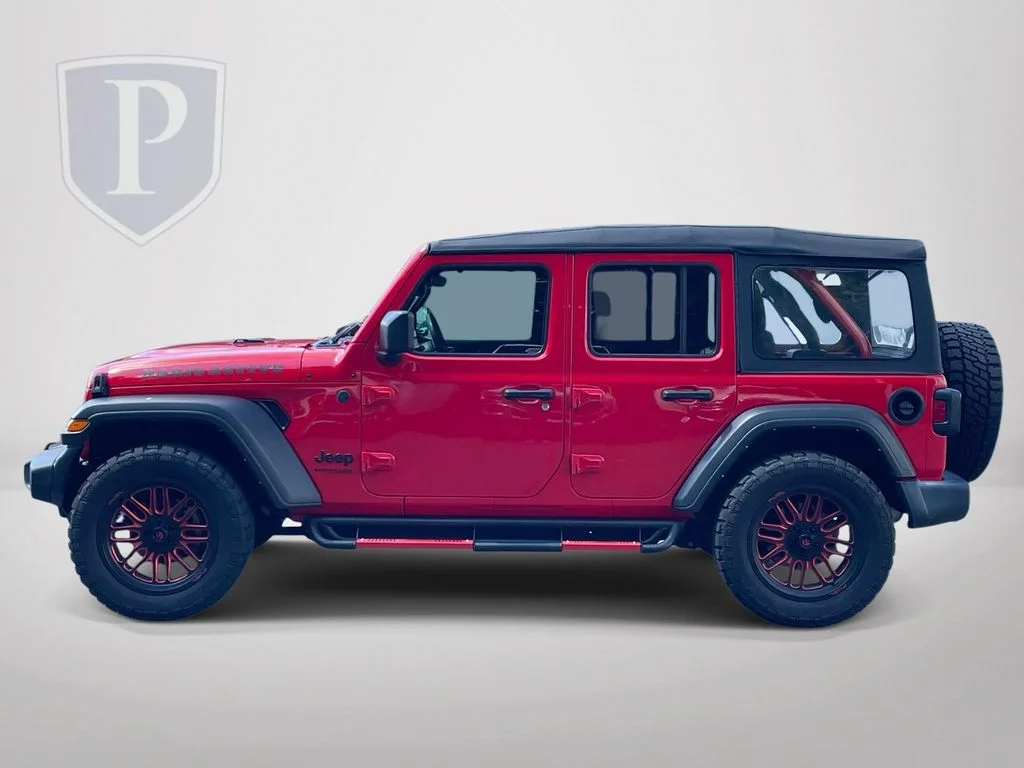 Used 2022 Red Jeep Unlimited Sport image 5