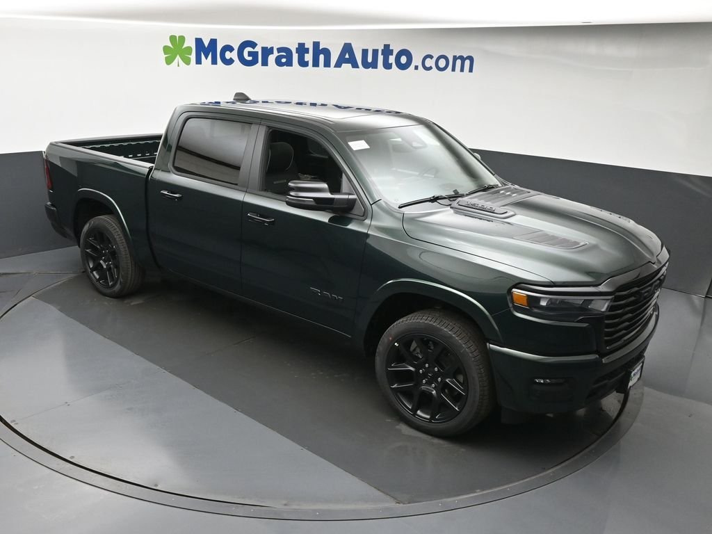 New 2026 Serrano-Green Metallic Exterior Paint RAM Laramie image 3