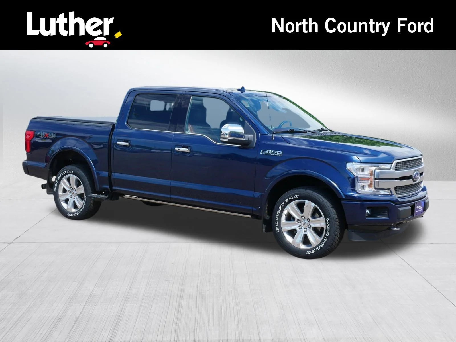 Certified Used 2020 Blue Jeans Metallic Ford Platinum image 1