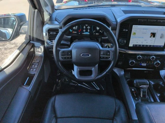 Certified Used 2023 Blue Metallic Ford Lariat image 16