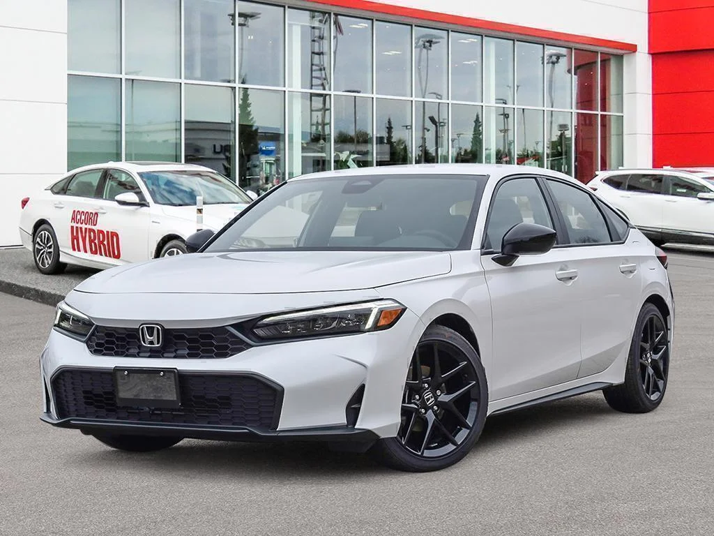 New 2026 Platinum White Pearl Honda Sport CVT image 1