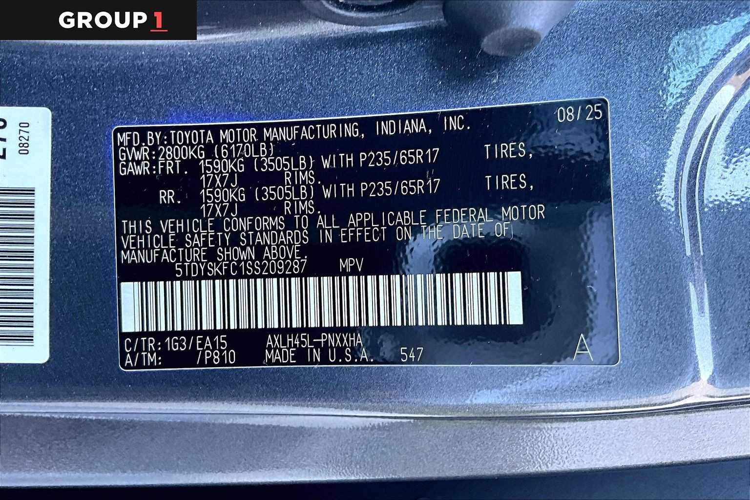 Certified Used 2025 Magnetic Gray Metallic Toyota XLE image 37