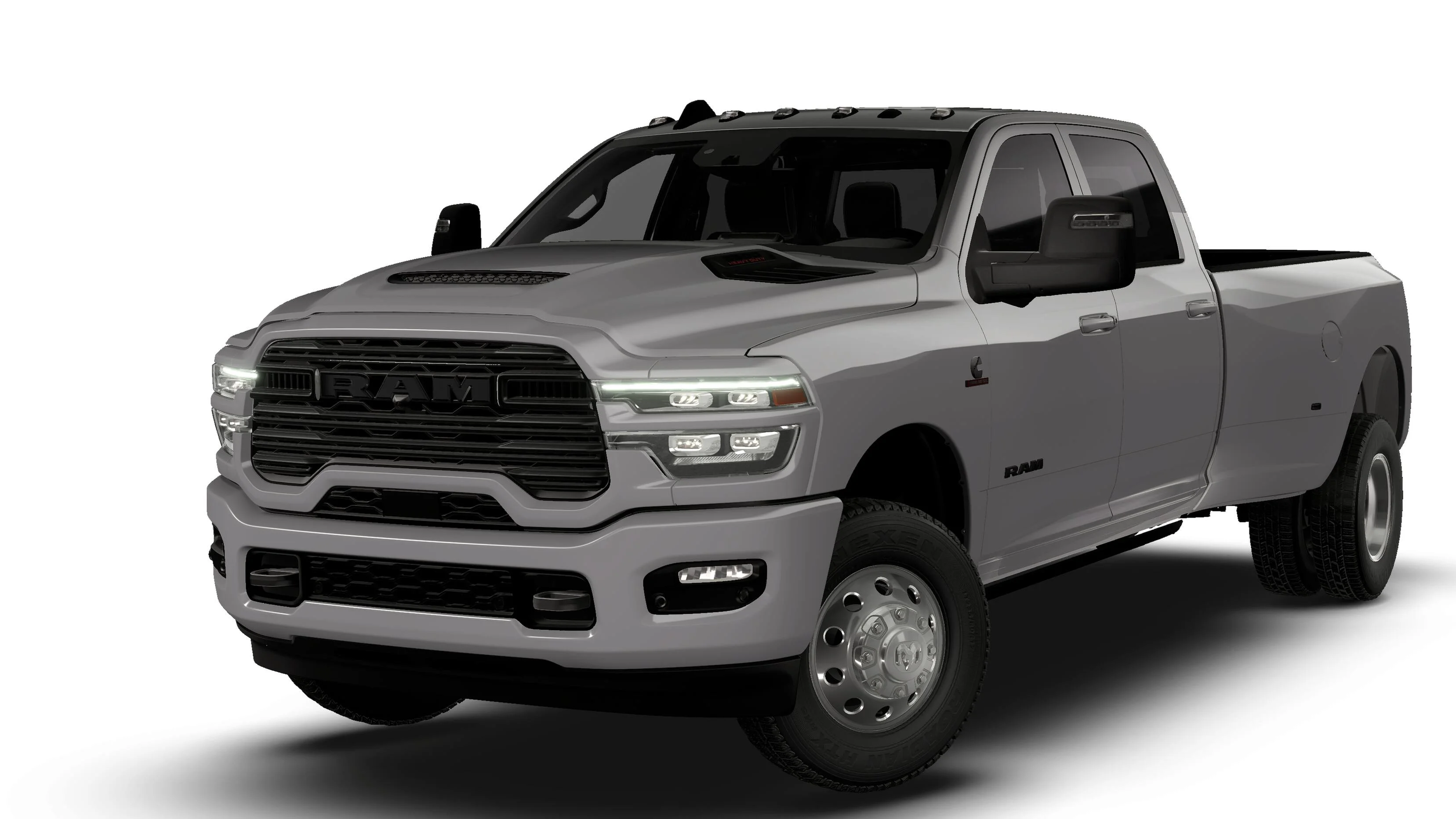 New 2026 Ceramic Gray Clear-Coat Exterior Paint RAM Laramie image 27