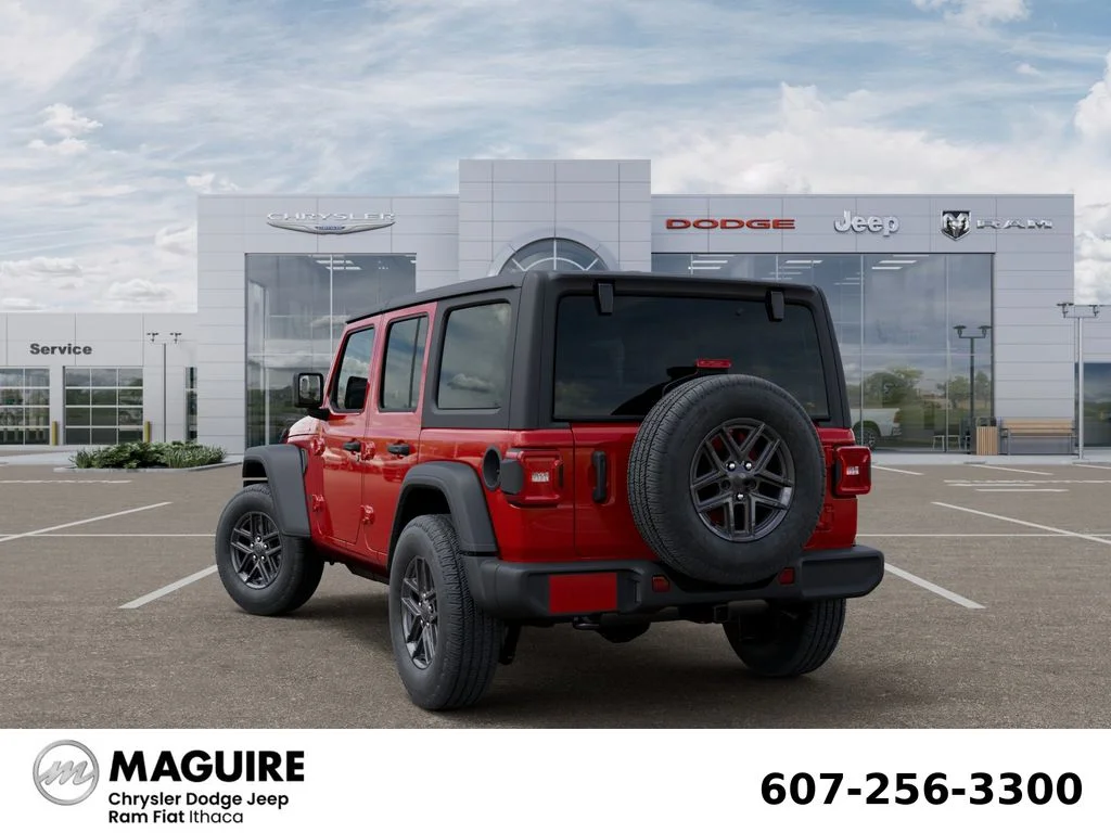New 2026 Firecracker Red Clear-Coat Exterior Paint Jeep Sport S image 3
