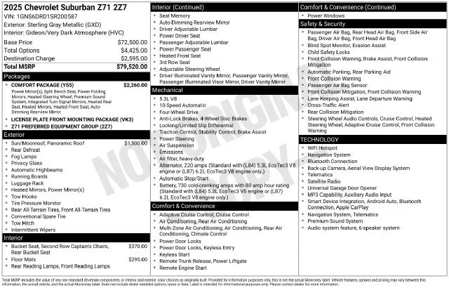 Certified Used 2025 Sterling Gray Metallic Chevrolet Z71 image 53