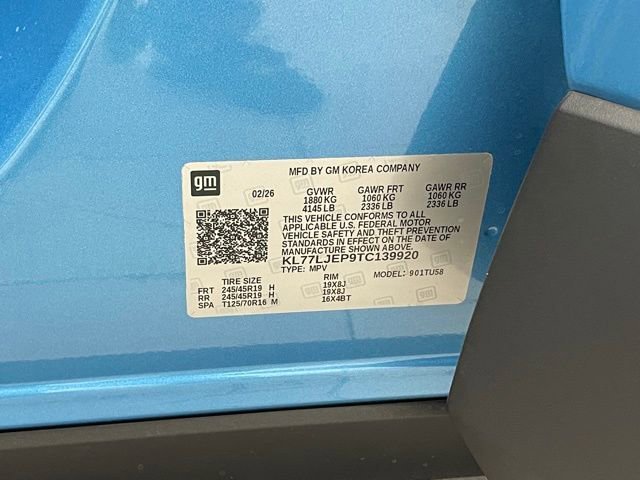 New 2026 Marina Blue Metallic Chevrolet 2RS image 25
