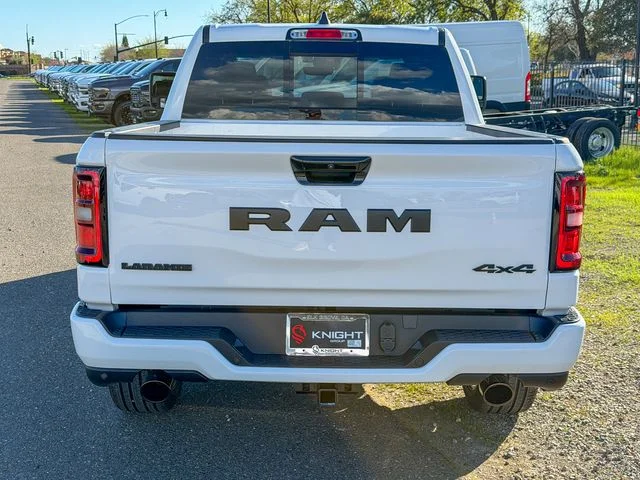New 2026 Bright White Clear-Coat Exterior Paint RAM Laramie image 11