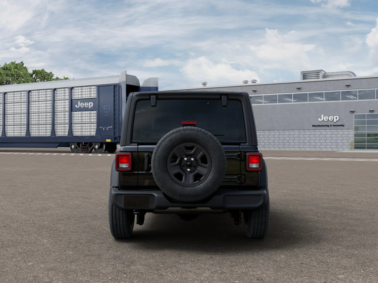 New 2026 Black Clear-Coat Exterior Paint Jeep Sport image 7