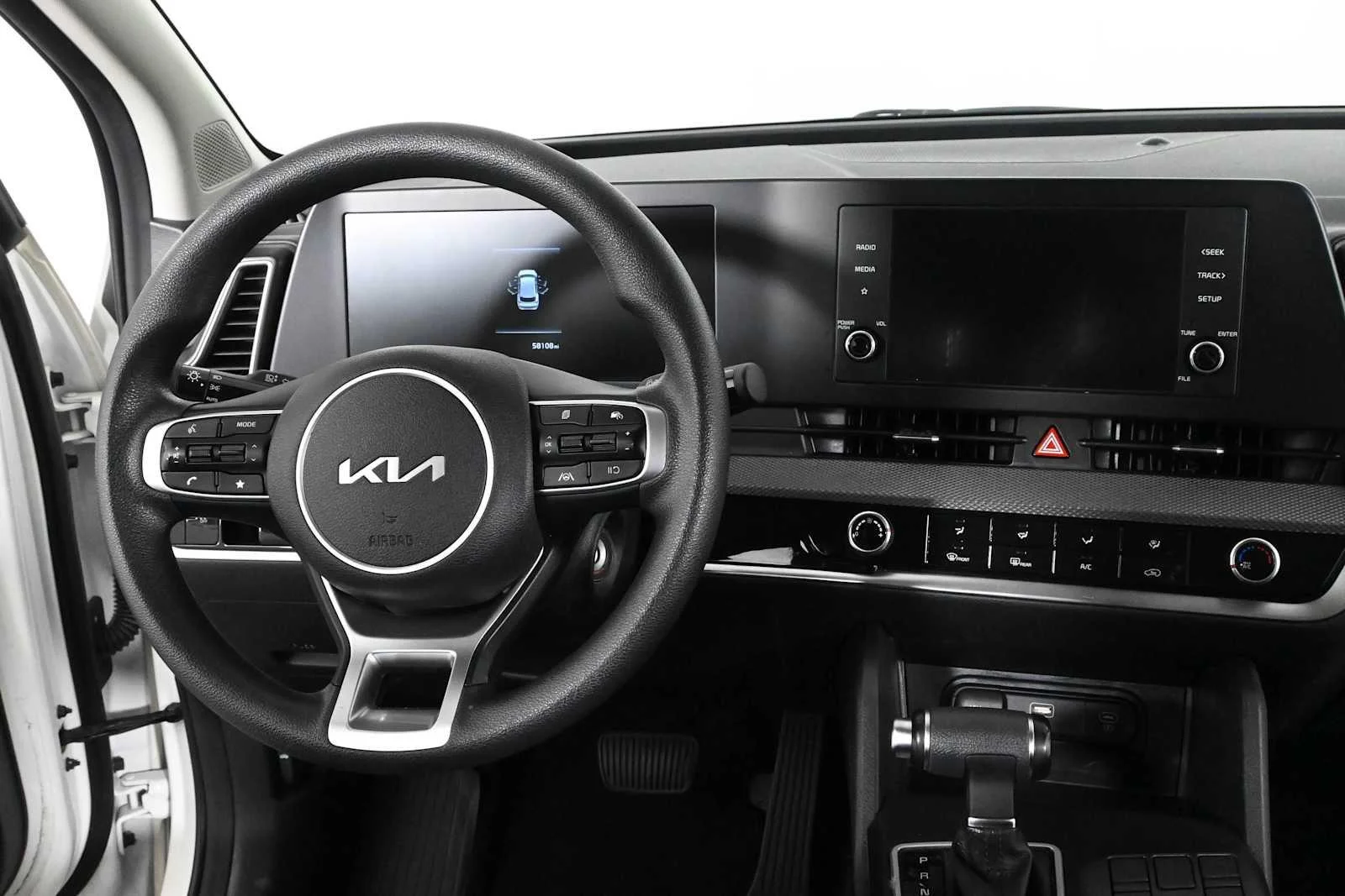 Used 2023 Snow White Pearl Kia LX image 3