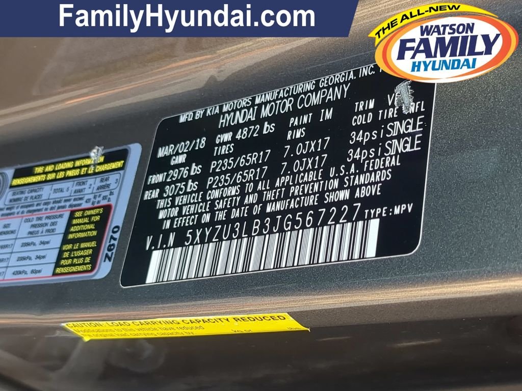 Used 2018 Gray Hyundai 2.4 Base image 31