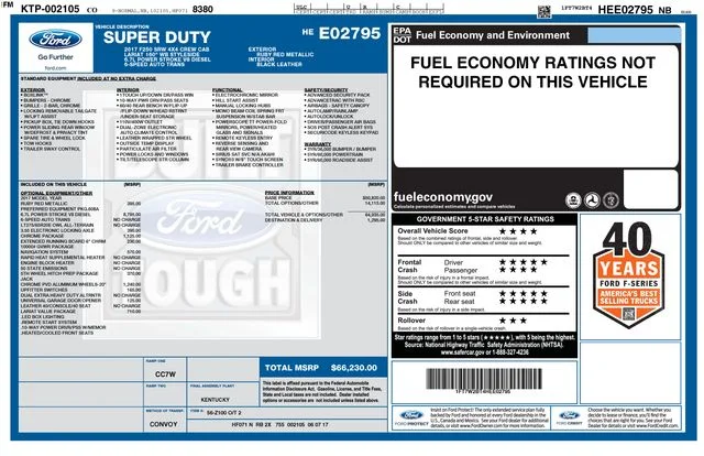 Used 2017 Red Ford Lariat image 14
