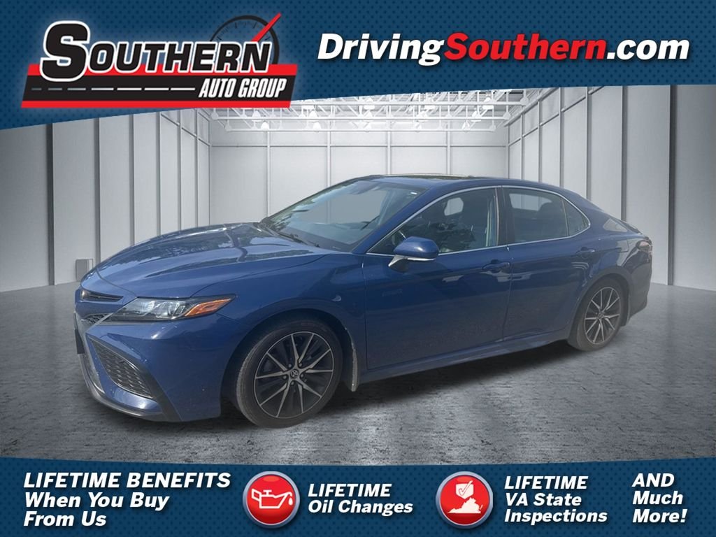 Used 2023 Blue Toyota SE image 1