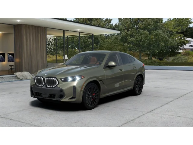 New 2027 Manhattan Green Metallic BMW X6 40i image 1