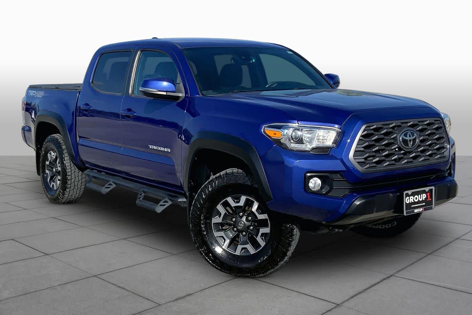 Used 2022 Blue Crush Metallic Toyota TRD Off Road image 3
