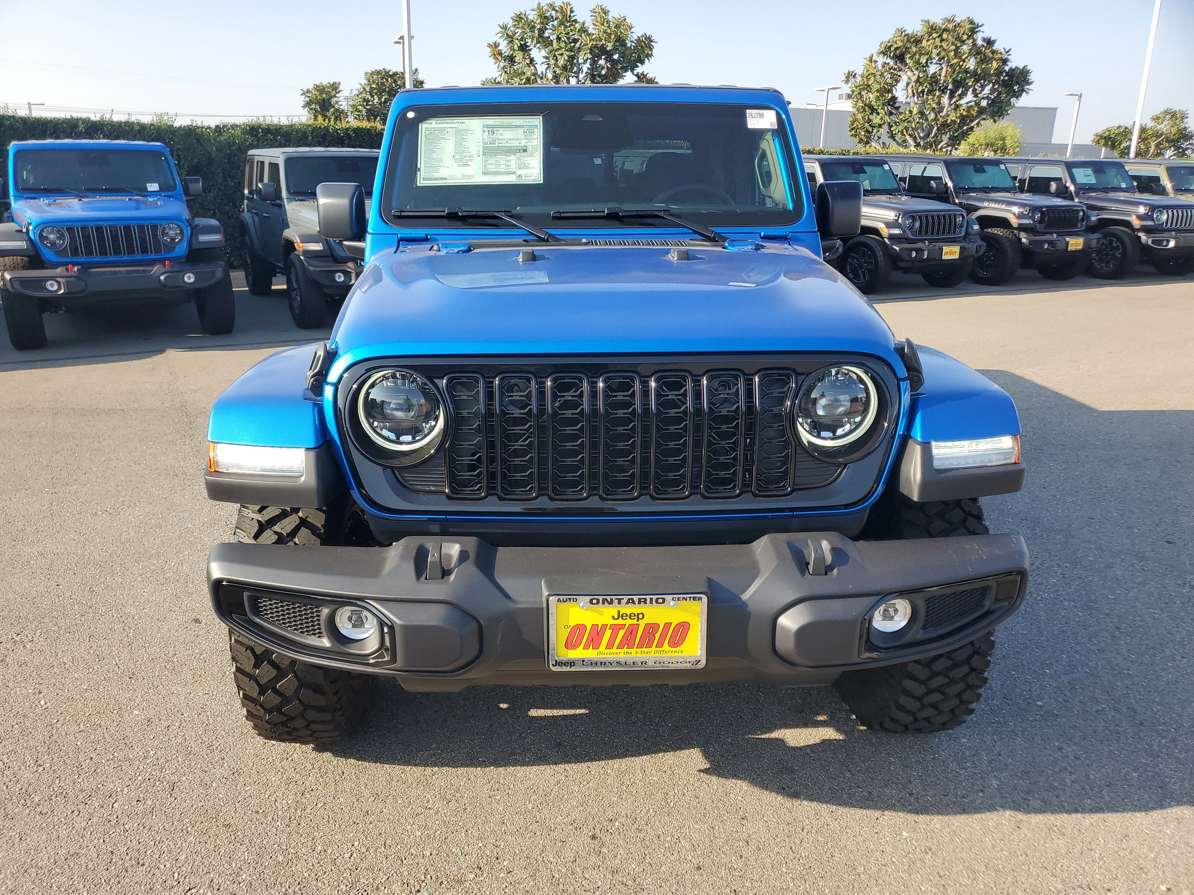 New 2026 Hydro Blue Pearl-Coat Exterior Paint Jeep Willys image 9