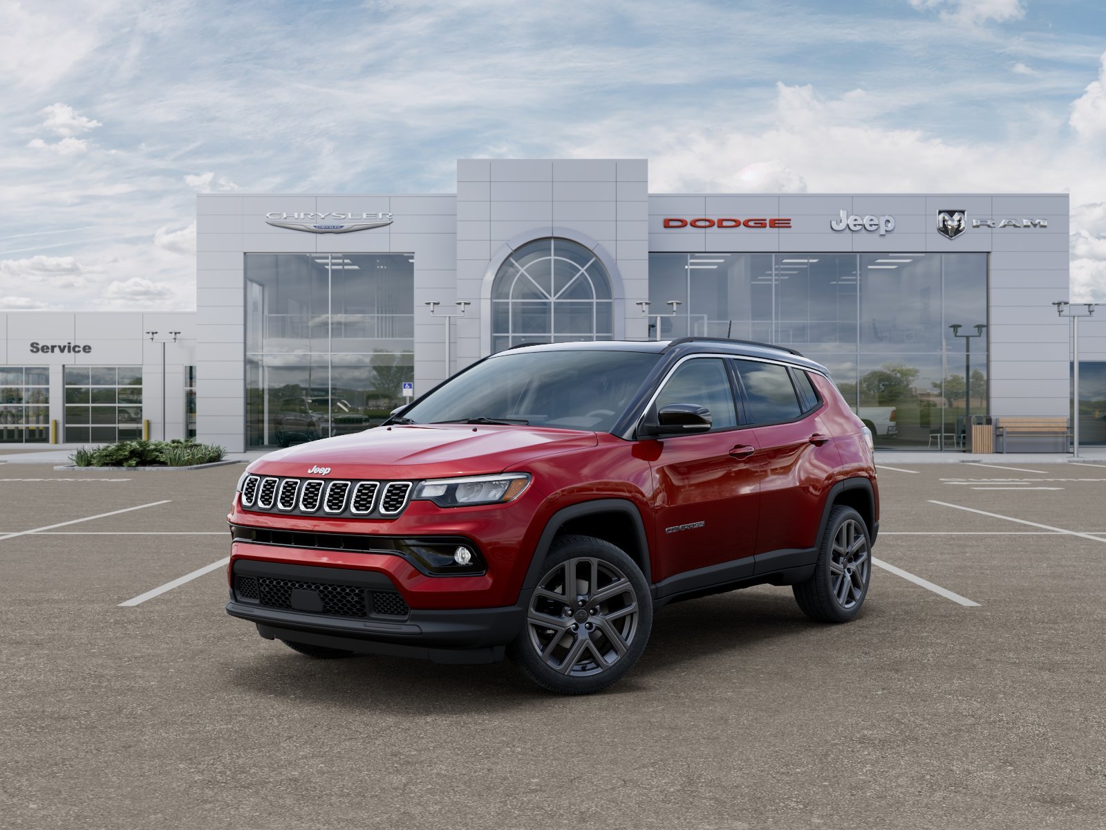 New 2026 Red Hot Pearl-Coat Exterior Paint Jeep Limited image 27