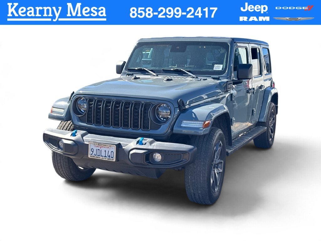 Used 2024 Gray Jeep Sport S 4xe image 1
