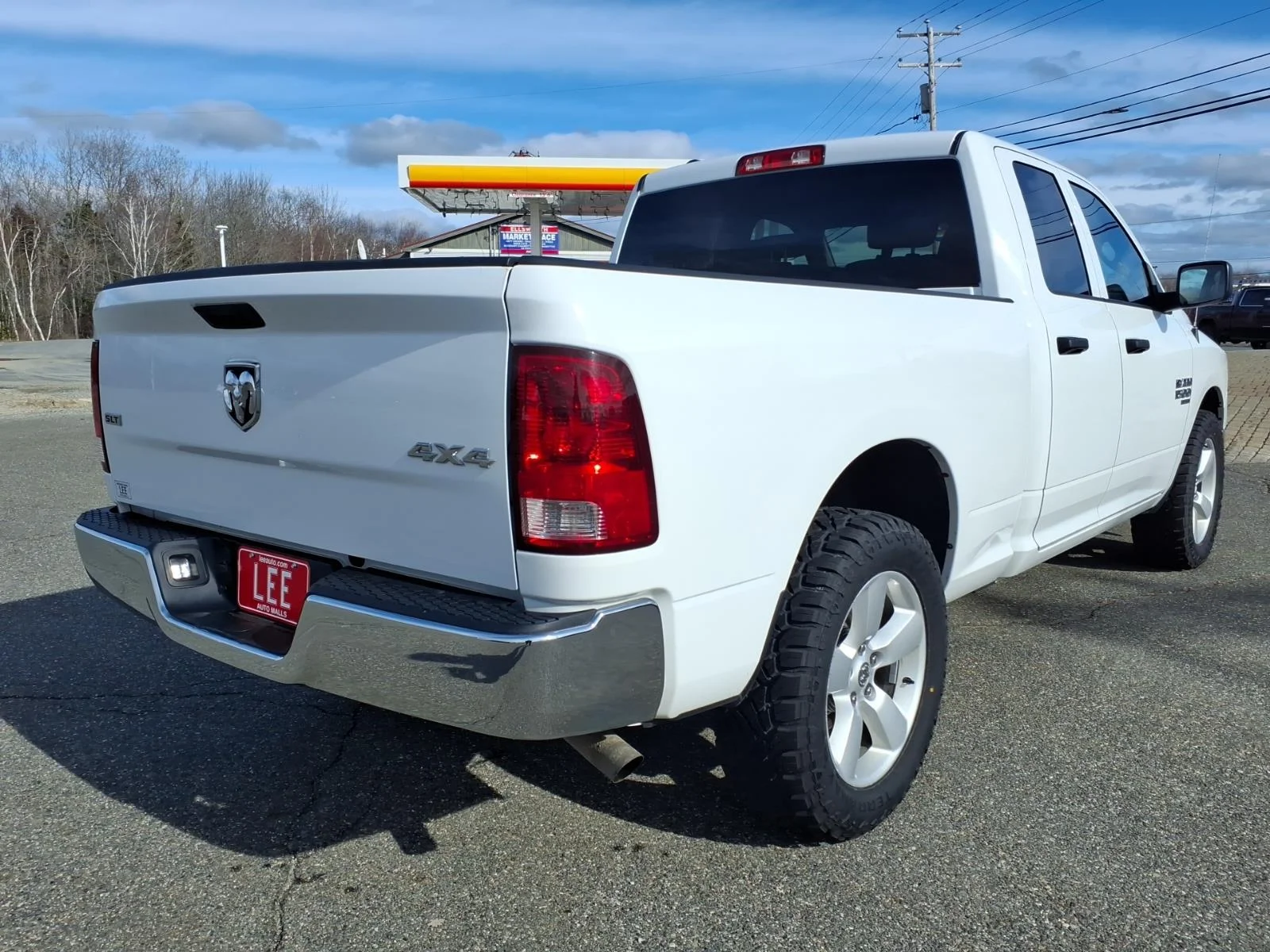 Used 2024 Bright White Clearcoat Ram SLT image 6