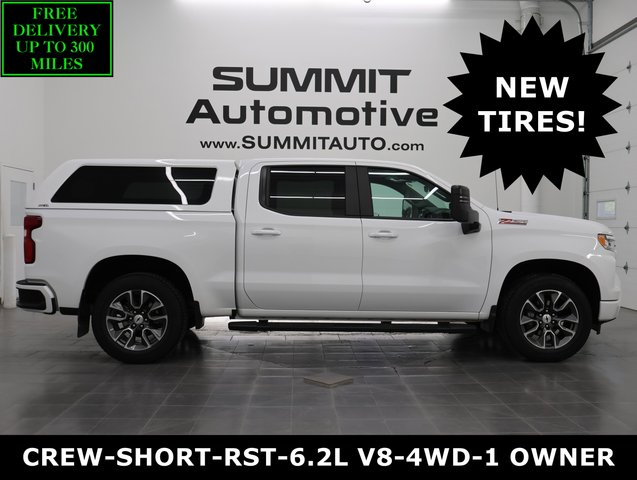 2023 Chevrolet Silverado 1500 4x4 Crew Cab RST: CREW-SHORT-RST-6.2L V8-HEATED SEATS-CAP-4WD-1 OWNER