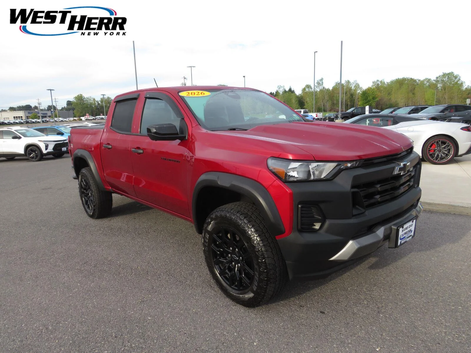 Used 2026 Radiant Red Tintcoat Chevrolet Trail Boss image 1