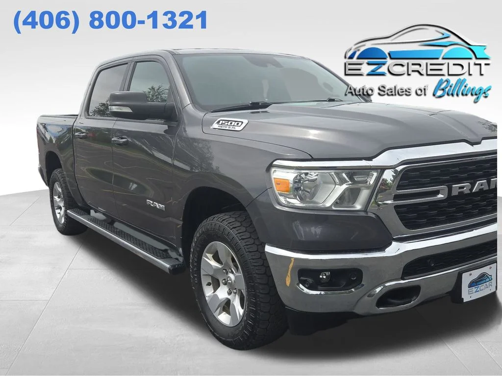 Used 2022 Granite Crystal Clearcoat Metallic Ram Big Horn/Lone Star image 1