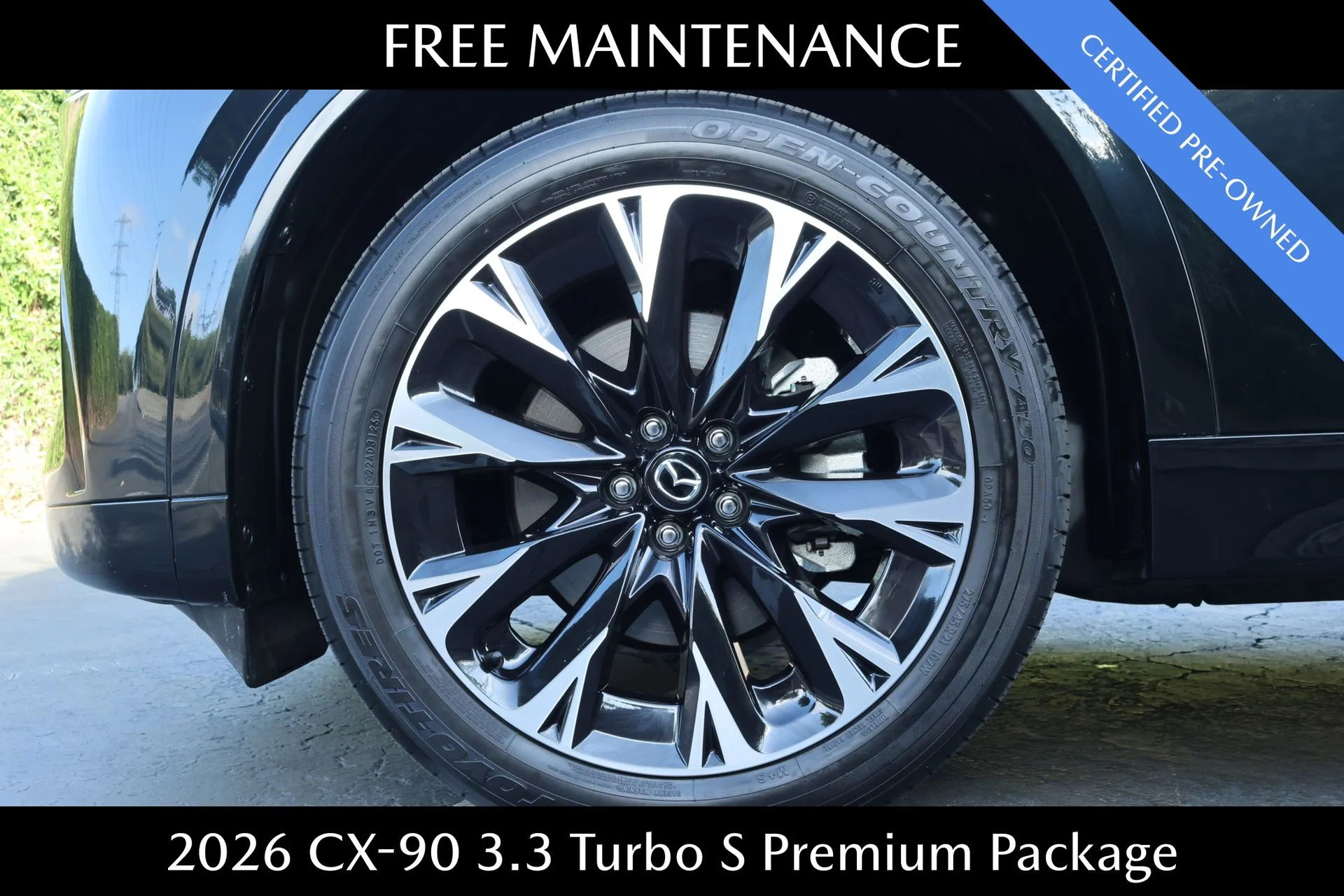 Certified Used 2026 Black Mazda 3.3 Turbo S Premium Plus image 5